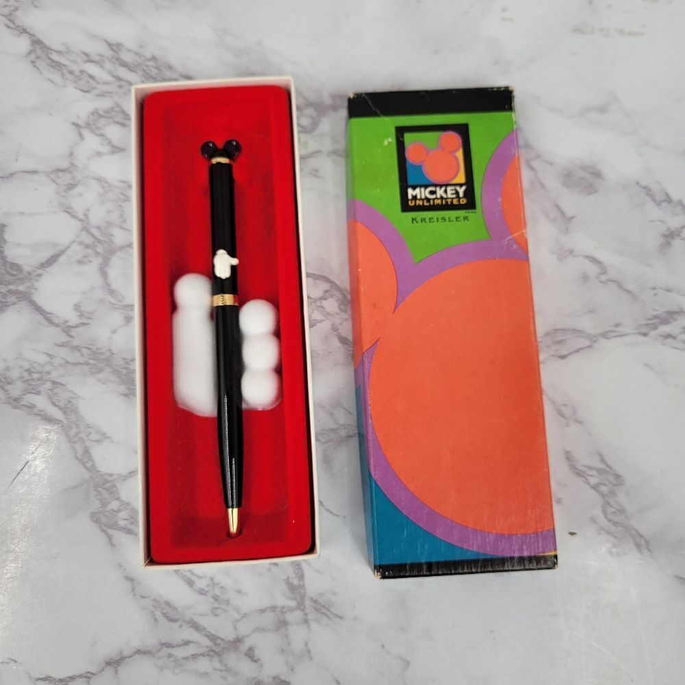 Mickey Unlimited Black Pen Disney Kreisler With Box